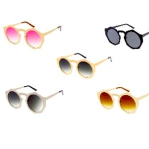 Middle sunglasses gold with black lenses- never worn